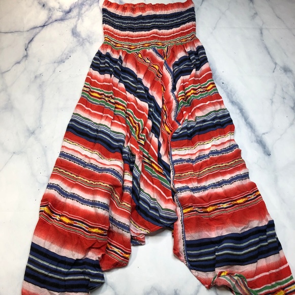 Philosophy Blue & Red Striped Handkerchief Dress - Picture 2 of 7